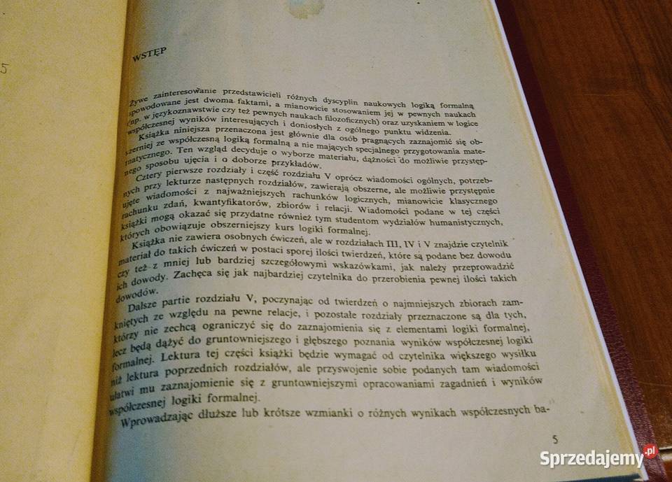 Logika formalna systemy logiczne wstęp do Gdańsk