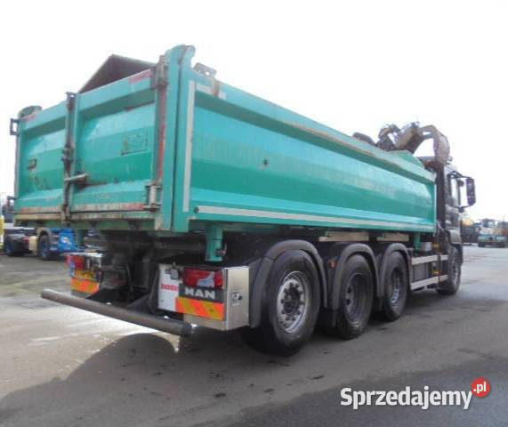 Wywrotka 4 osiowa 8x4 z dzwigiem Man Tgs Wywrotki