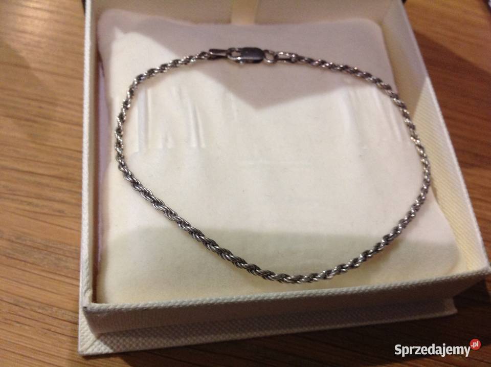 Bransoletka Srebrna Damska Srebro pr 925 srebro Nowa Sól sprzedam