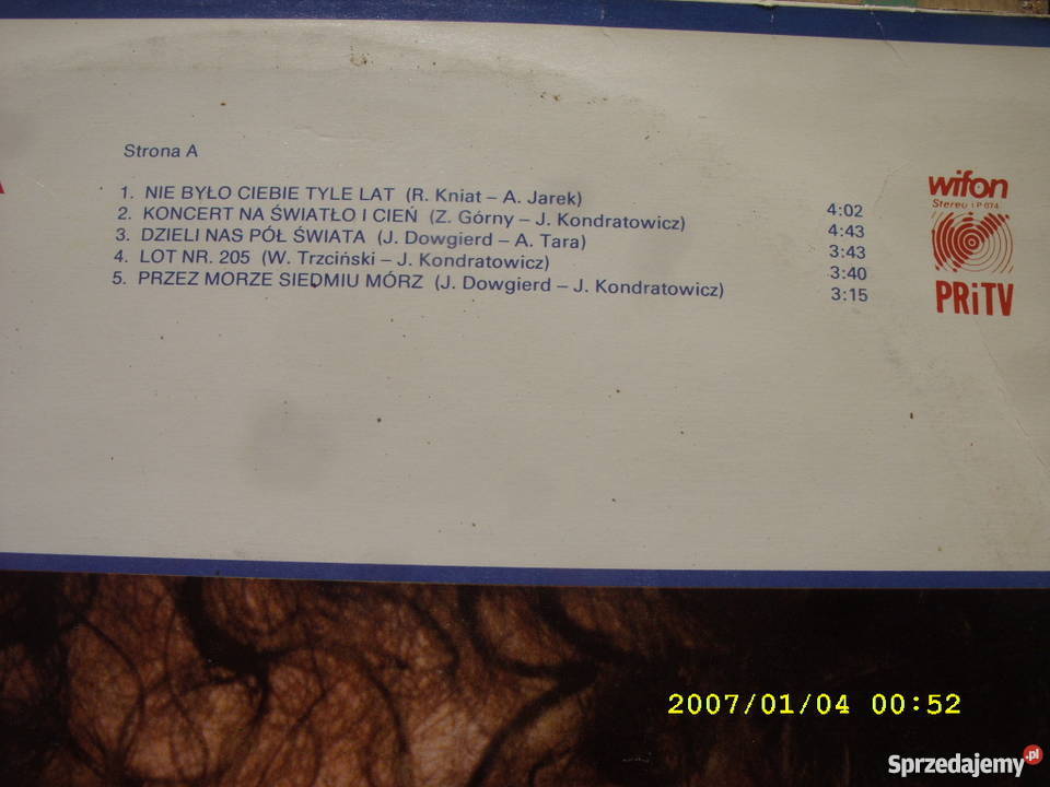 LP pop KRYST GIZOWSKANIE BYLO Wołów sprzedam