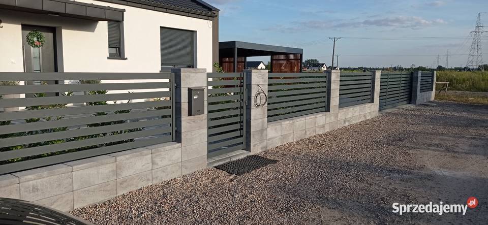 Ogrodzenie płoty palisadowe nowoczesne Poznań