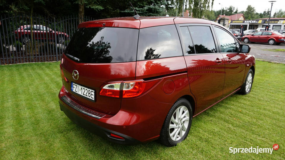Mazda 5 Super stan Gwarancja II 2010 VAT marża Zielona Góra