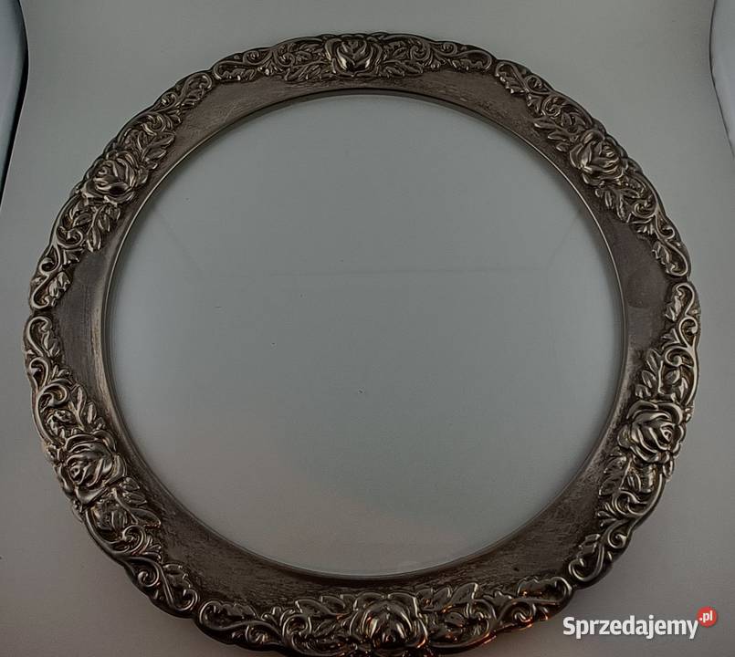 Stara posrebrzana taca do serwowania ciastek Brwinów