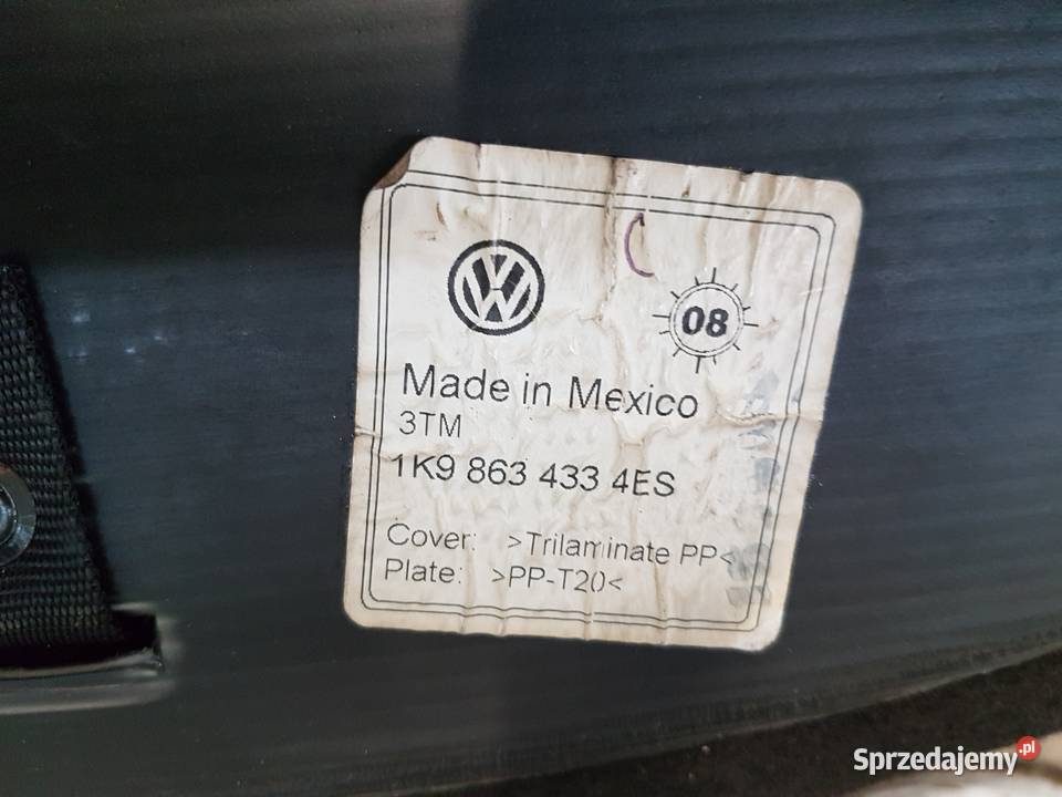 VW GOLF V KOMBI 2009 WYKLADZINA BAGAZNIKA DYWAN Turkowice sprzedam