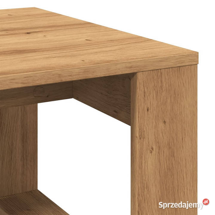Stolik boczny dąb artisan 50x50x35 materiał Warszawa