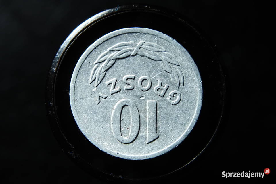 Moneta 10 groszy 1966 dolnośląskie Lubin