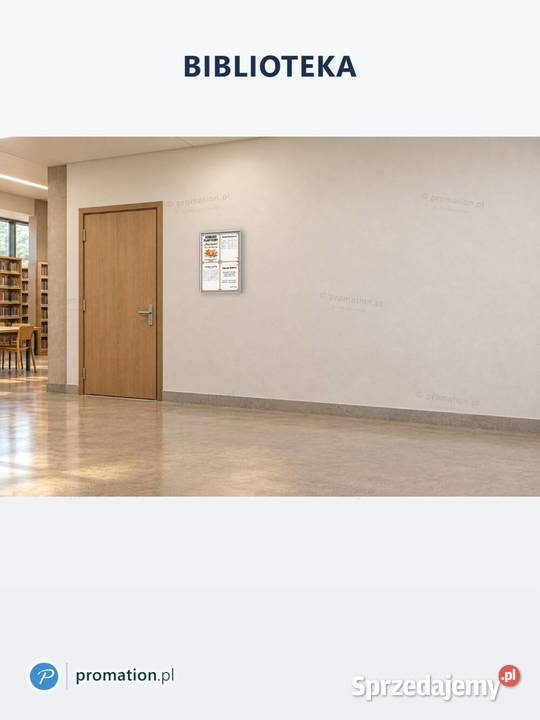 Gabloty na ogłoszenia do biblioteki i księgarni Biznes i Przemysł