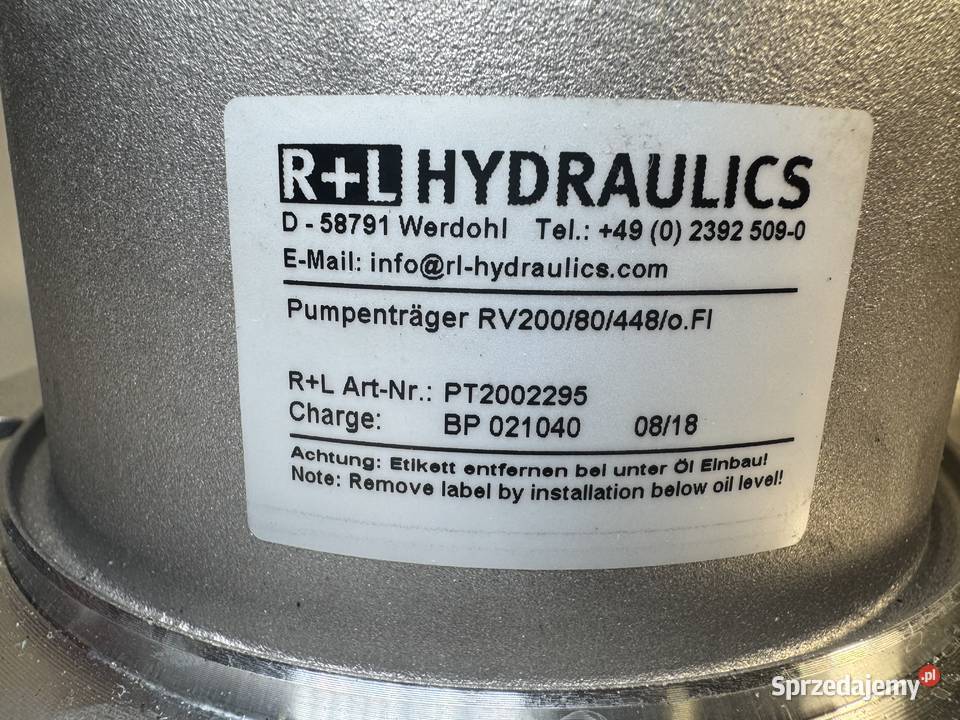 osłona sprzęgła i łącznik silnika RL Hydraulics Warszawa