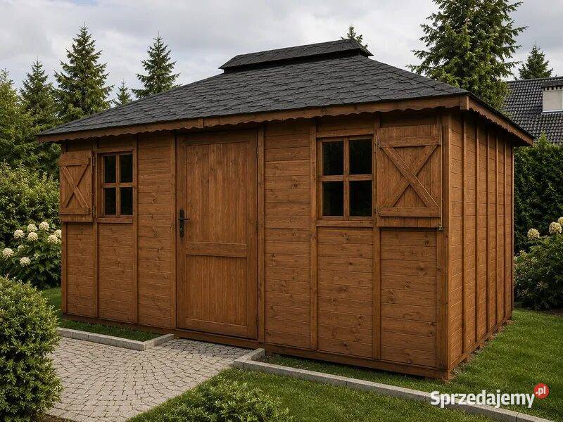 Domek drewniany letniskowy Zbyś 3x45 sosnowy Parzymiechy