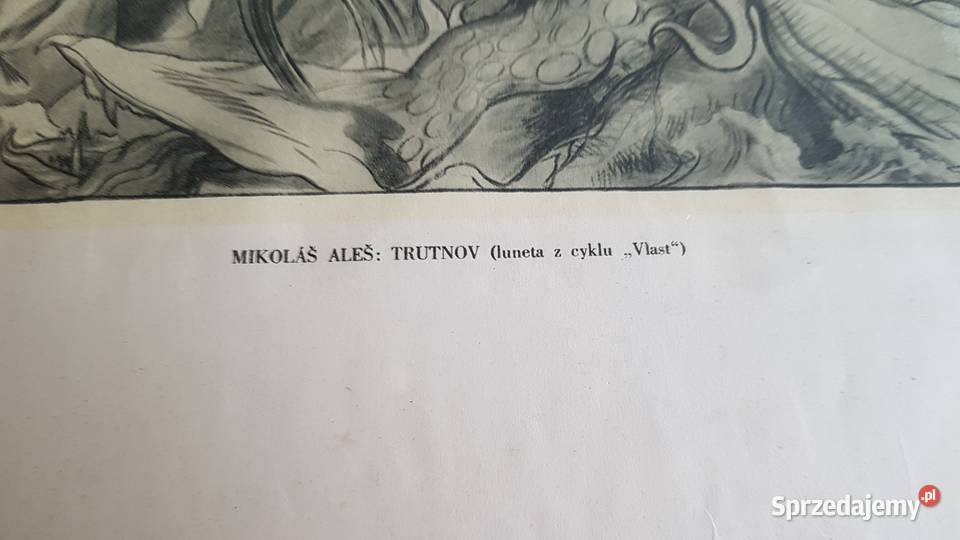 Stara grafika Mikolas Ales Trutnov Vlast Dąbrowa Górnicza