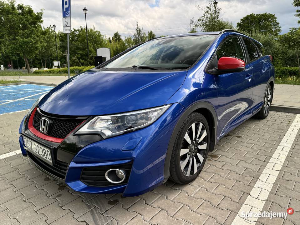 2015 Honda Civic 18 benzyna Rally Red Salon elektrochrom. lusterka boczne mazowieckie Radzymin sprzedam