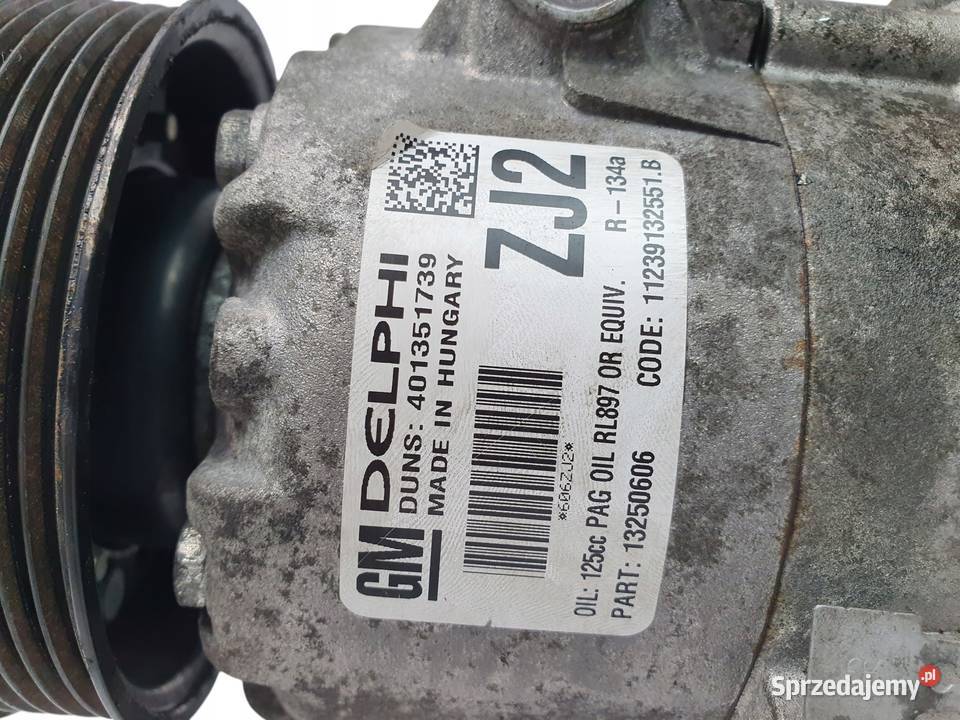 SPRĘŻARKA KLIMATYZACJI Opel Astra J Insignia 18 osobowe Chełm