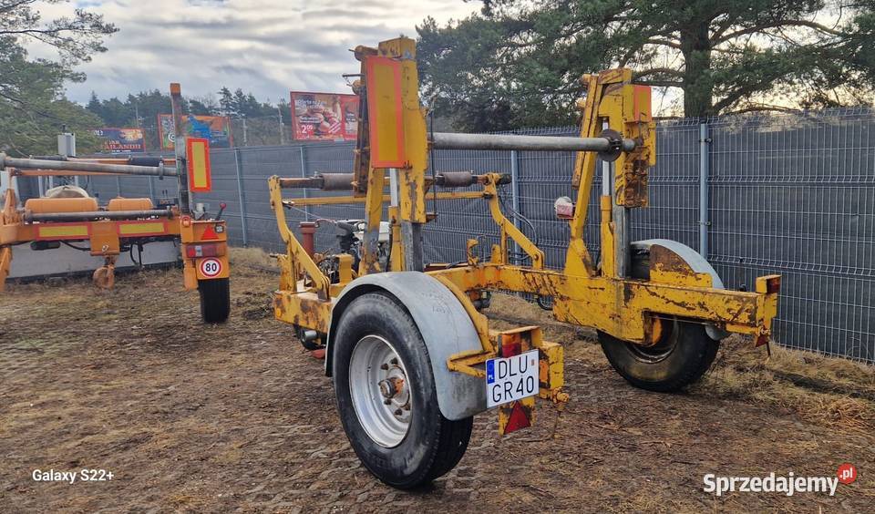 Przyczepa kablowa SANTER T6080 6 tonowa z Pozostałe Lubin