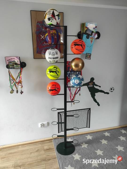 Metalowy solidny Stojak półka na wymiar piłki Kłobuck