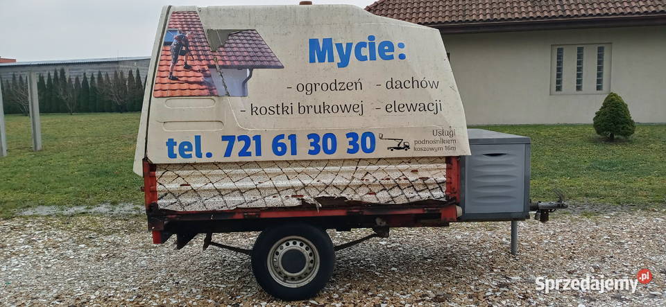 Przyczepa Polonez Truck atarex zabudowa łódzkie Sieradz sprzedam