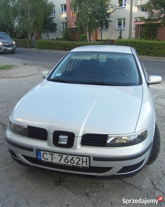 Seat Toledo II 1999 16 srebrny w stanie centralny zamek kujawsko-pomorskie Toruń