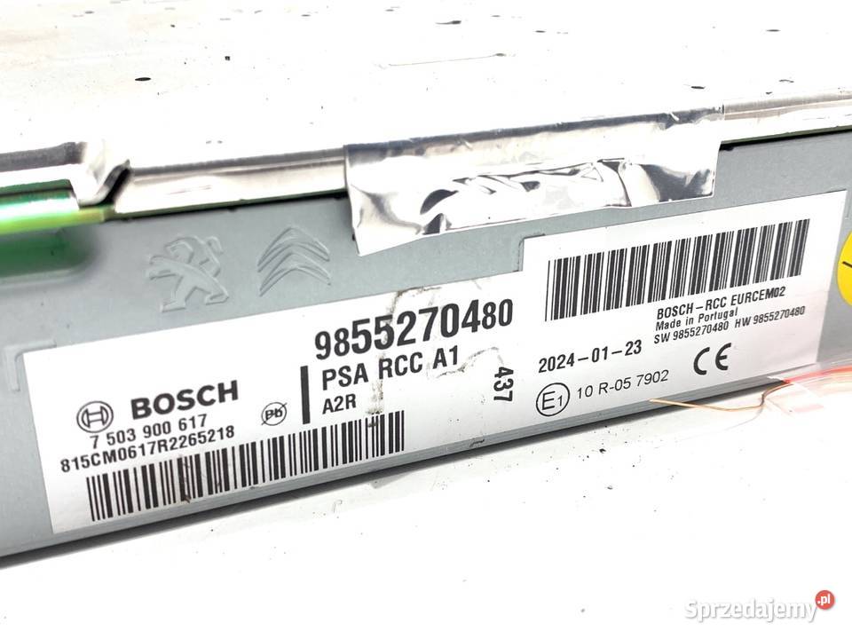 RADIO TOYOTA PROACE 9855270480 ODTWARZACZ podkarpackie