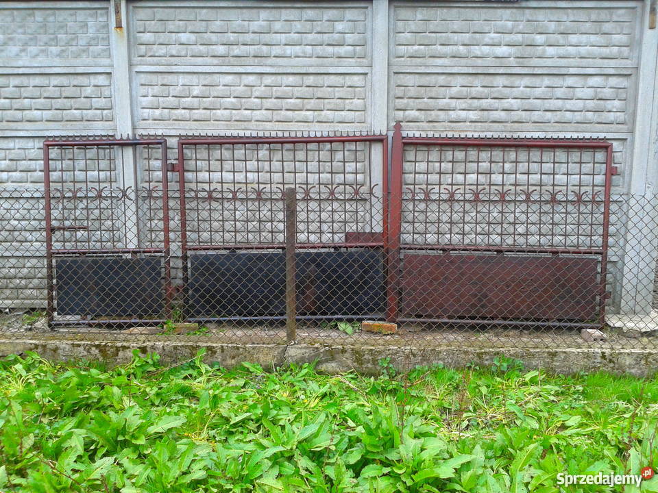 Brama wjazdowa z furtką SOLIDNA łódzkie Czarnocin