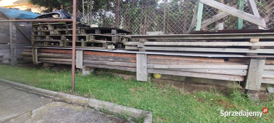 Długie stemple budowlane 7m Bale okrągłe żerdzie Żywiec