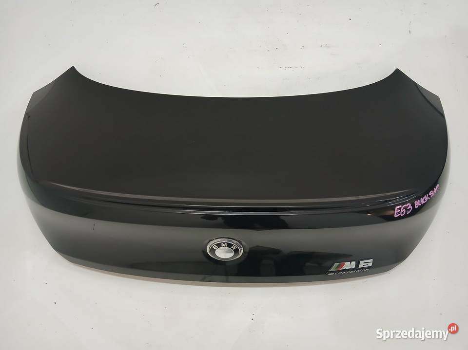 KLAPA BAGAŻNIKA BMW E63 BLACK SAPPHIRE osobowe Strzyżewice