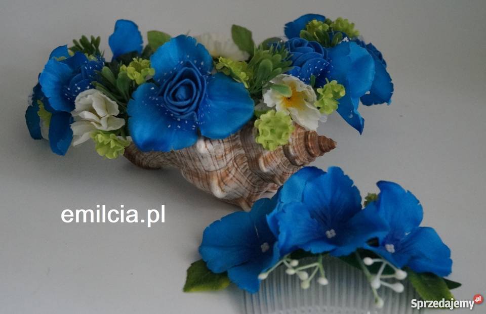 Wianek Chabrowy Ozdoba do włosów Ślub Sesja Zielona Góra