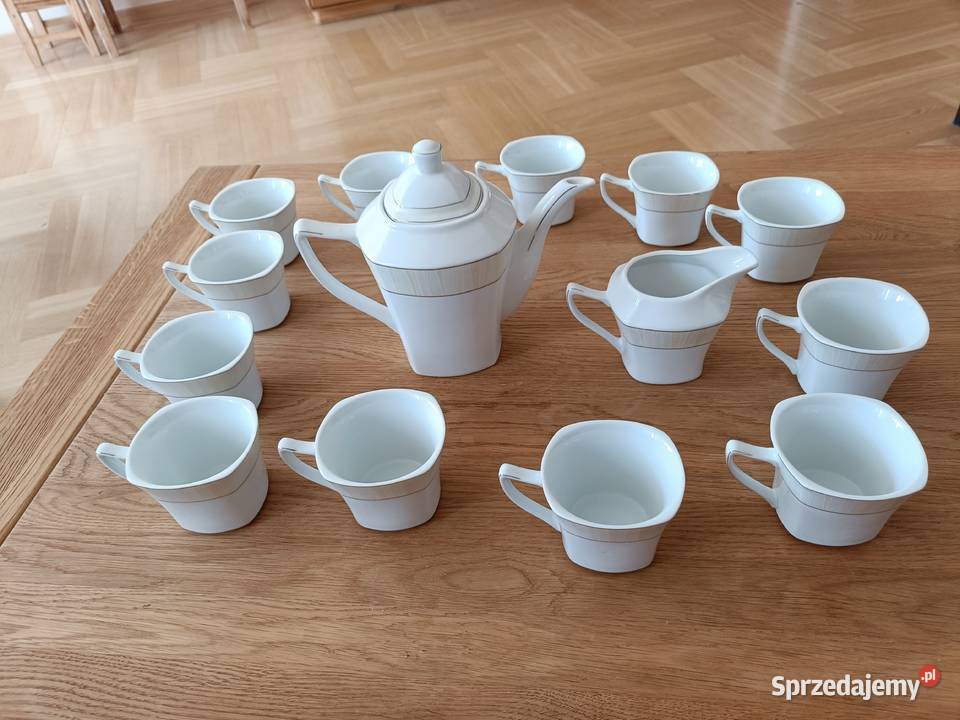 Elegancki zestaw kawowy Collezione Vittore Warszawa sprzedam