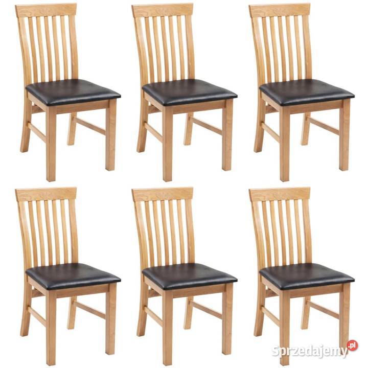 vidaXL Krzesła stołowe, 6 szt., 274364