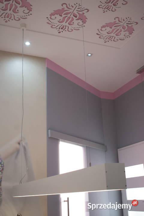 Lampa wisząca LED 2m Biuro Stylizacja paznokci Wrocław