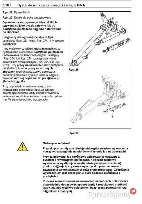 Instrukcja obsługi AMAZONE UG 2200 NOVA UG 3000 Zduńska Wola