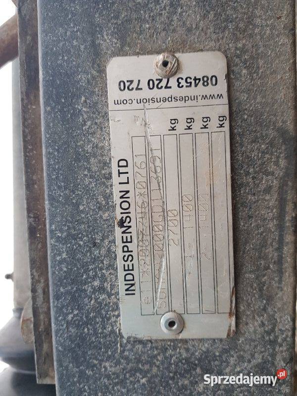 Przyczepa Indespension Arzyczepa Indespension Rok produkcji 2013 Lubartów