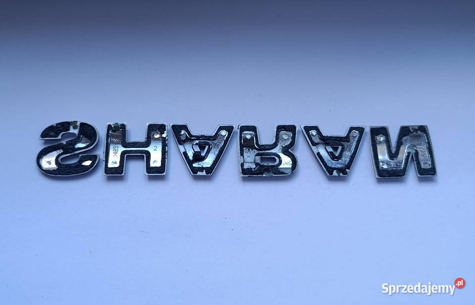 Napis emblemat VW Sharan I 0010r