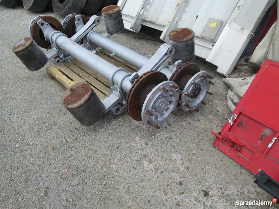 Osie kompletna OŚ naczepowa SAF tarczowa 225 cal podkarpackie Brzostek