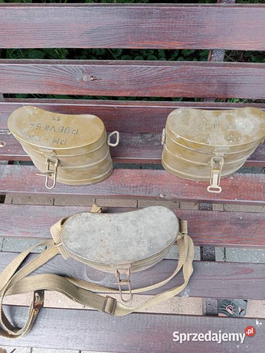 Puszka menaszka wojskowa komplet odkażający PKDK Militaria Ogrodzieniec sprzedam