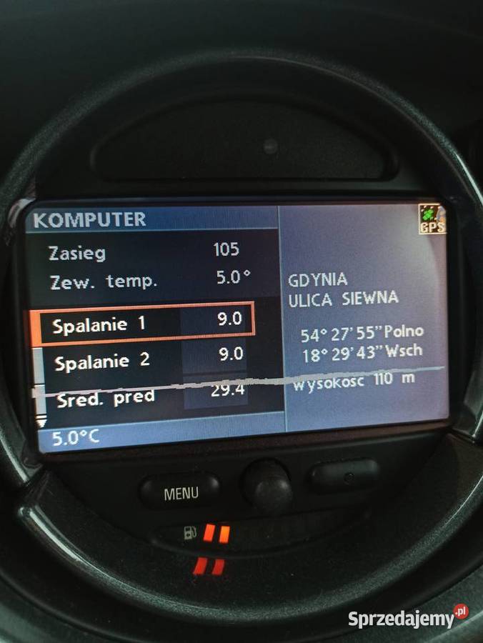 Syndyk sprzedaje pojazd Mini Cooper manualna Gdynia