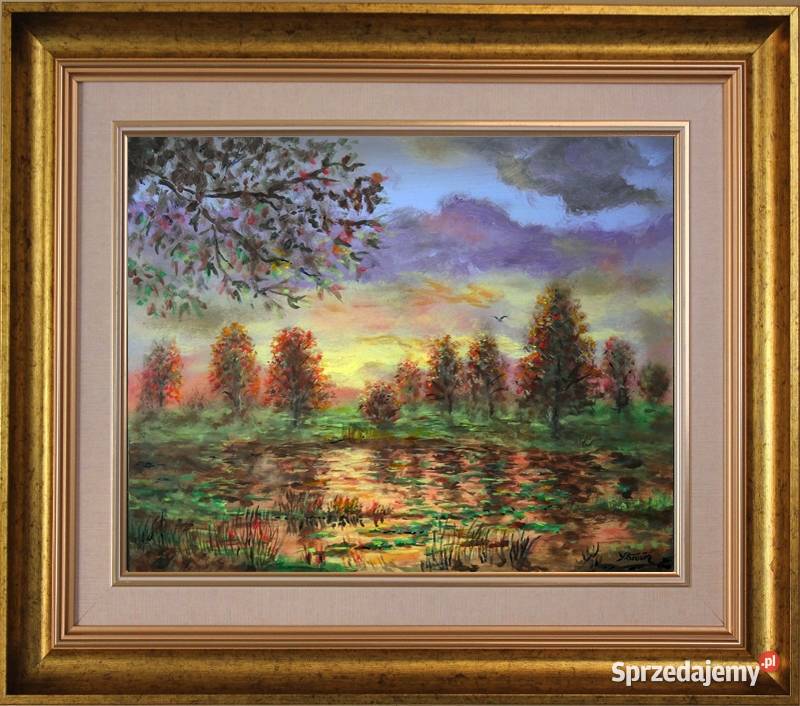 Obraz olejny STAW Gliwice