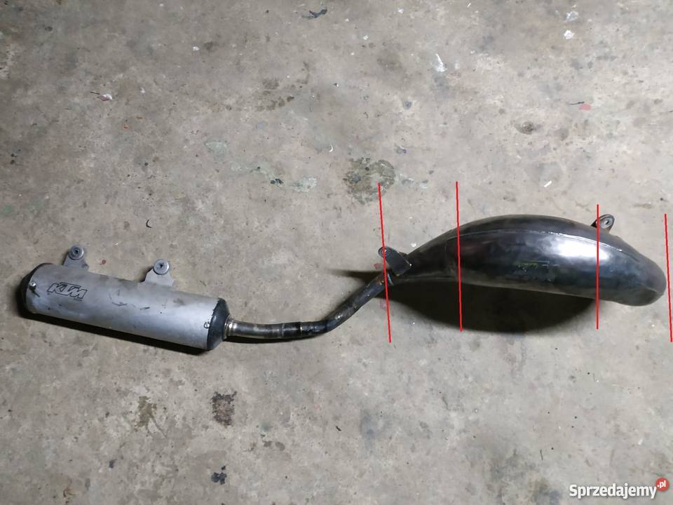 Dyfuzor powerparts KTM 125 EXC Ryglice Sprzedajemy.pl