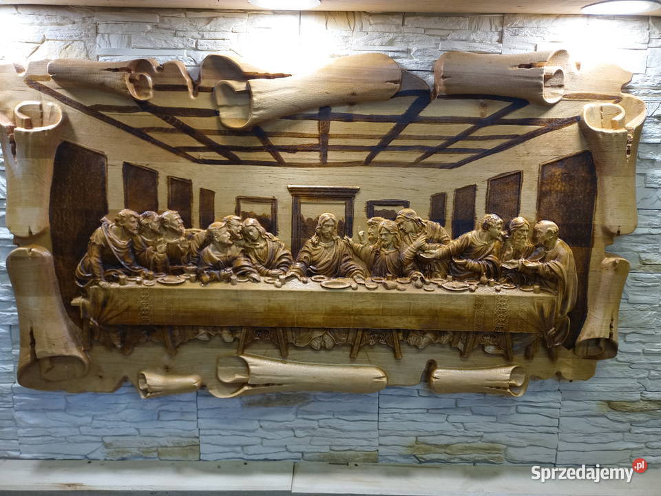 Ostatnia Wieczerza Plaskorzezba Drewno Młyny