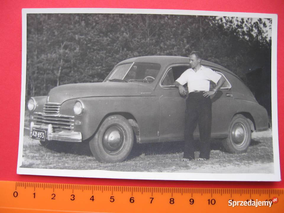 WARSZAWA M20 FSO stara fotografia zdjęcie Auto Przemyśl