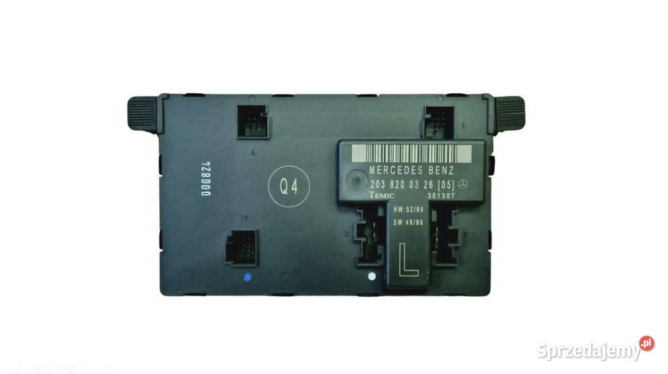 MODUŁ DRZWI W203 PRZÓD TYŁ 2038200426 2038200326 Wyposażenie elektryczne Działoszyce sprzedam