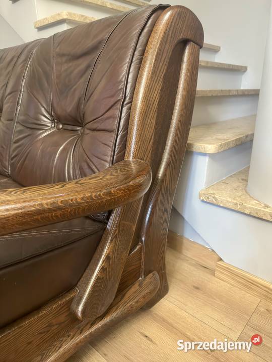 Stylowy zestaw wypoczynkowy sofa 2 fotele Radzymin