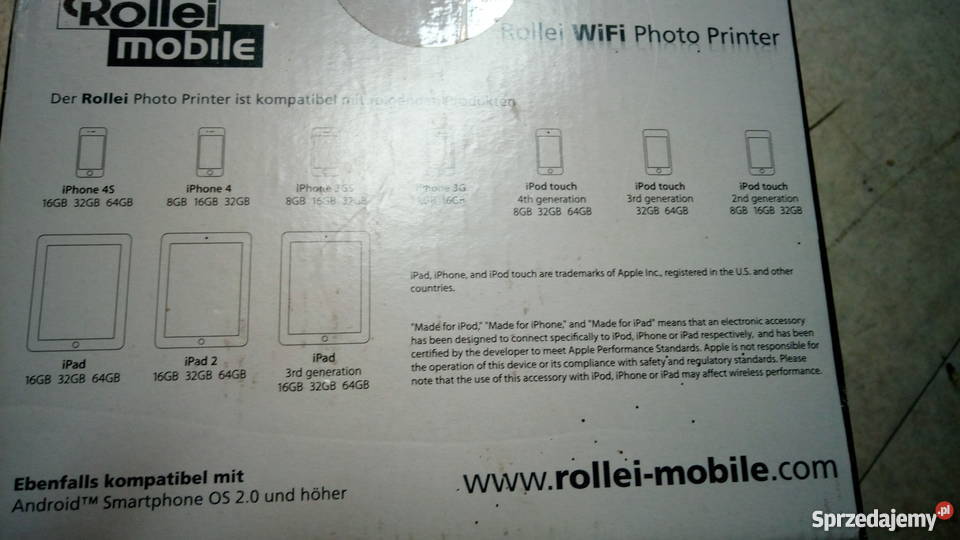 DRUKARKA FOTOGRAFICZNA ZDJĘCIA WIFI IPHONE Pozostałe Błaszki sprzedam