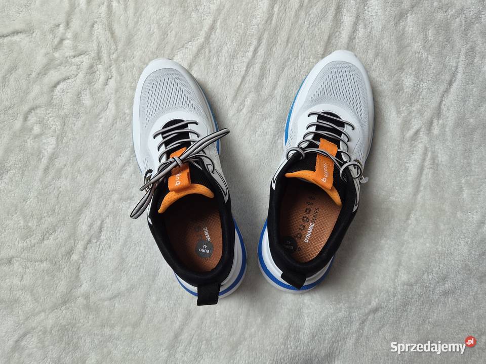 Nowe białe sportowe buty męskie sneakersy Bibice
