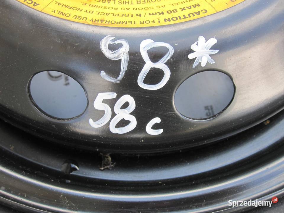 ALFA ROMEO FIAT LANCIA koło dojazdowe 1358014 Motoryzacja