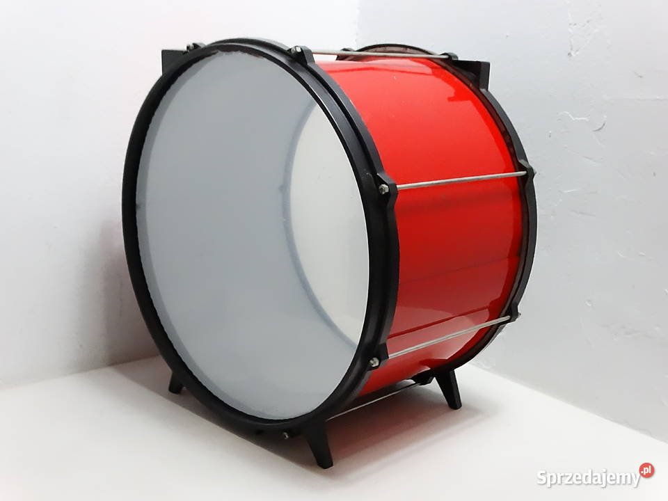 Czerwony Bęben Basy Centrala Instrument Muzyczny Biłgoraj