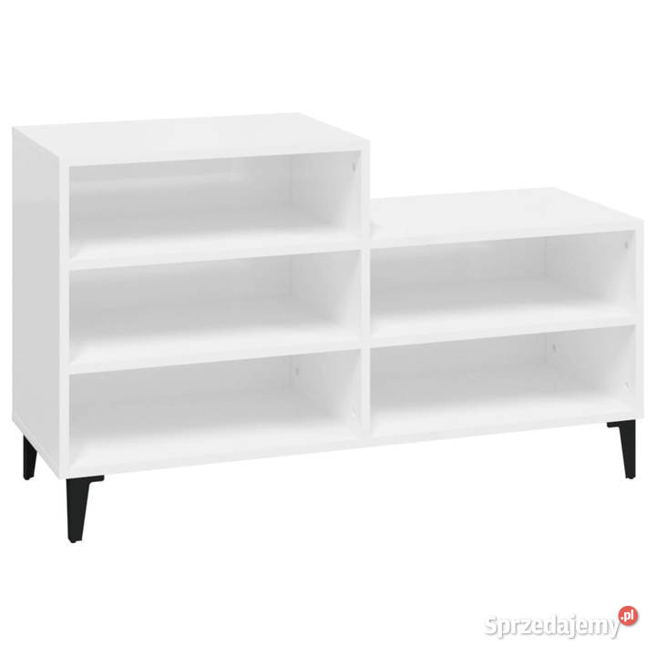 Szafka na buty wysoki połysk biała 102x36x60 Warszawa