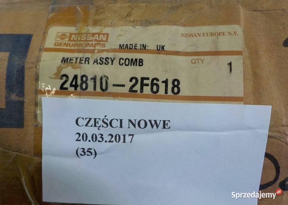 LICZNIK ZEGARY NISSAN PRIMERA P11 20 TD wielkopolskie Nowy Tomyśl sprzedam
