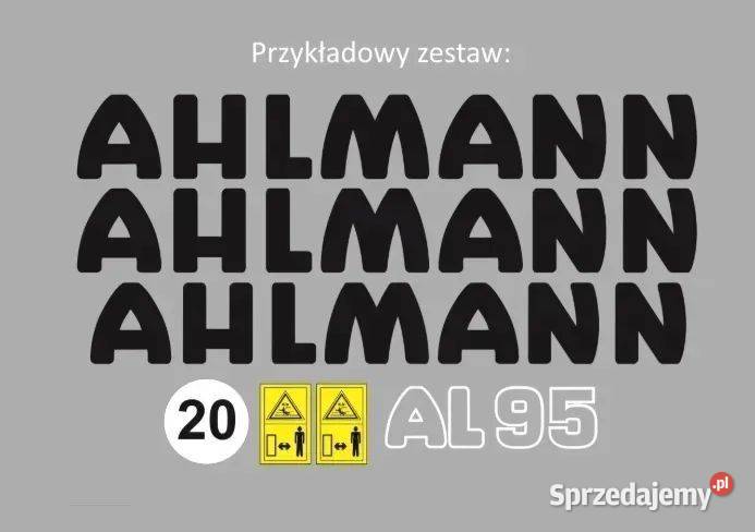 Naklejki AHLMANN AL 45 60 65 70 75 80 85 95 100 mazowieckie Janików