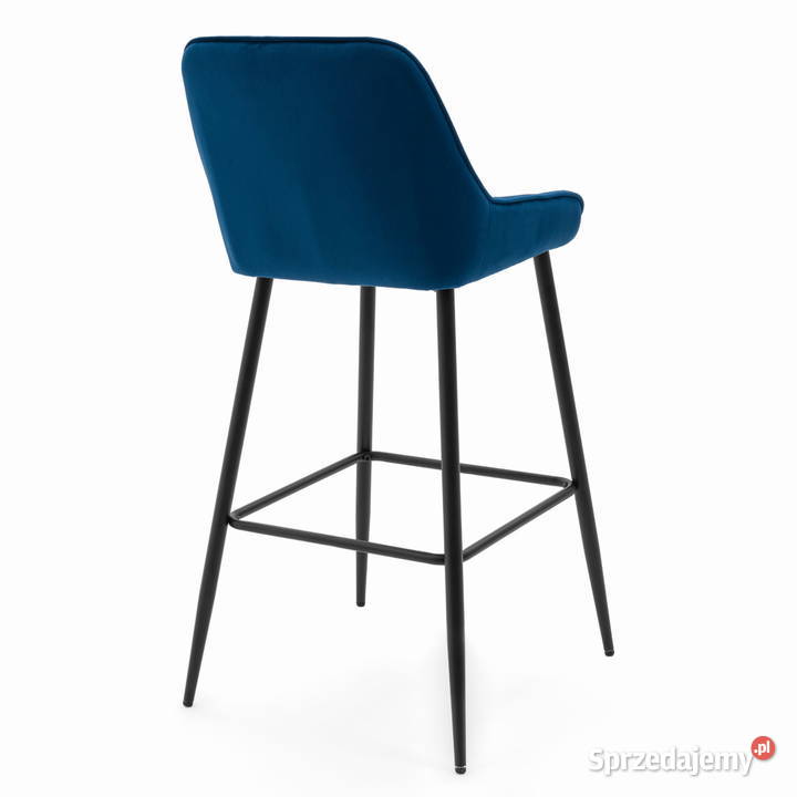 Granatowy Hoker Tapicerowany Vasto Wysyłka 24H 102cm Tarchały Małe