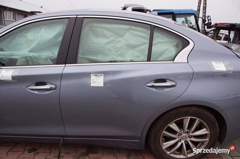 DRZWI LEWE TYŁ INFINITI Q50 RBP NIE MALOWANE Lipno