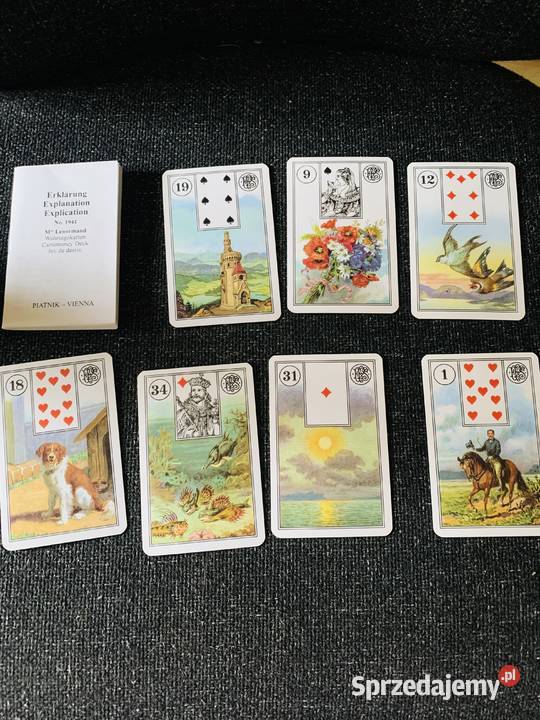 Mlle Lenormand Wahrsagekarten 36 Karten mit Warszawa